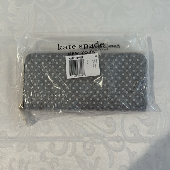 ♠️Kate spade New York spencer metallic dot slim continental wallet. - Picture 13 of 13